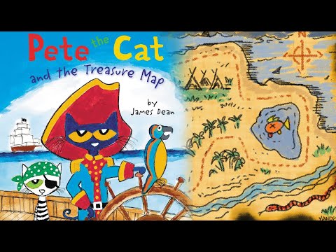 #024 | BIN & BIN |  Bedtime Story | Pete the Cat and The Treasure Map