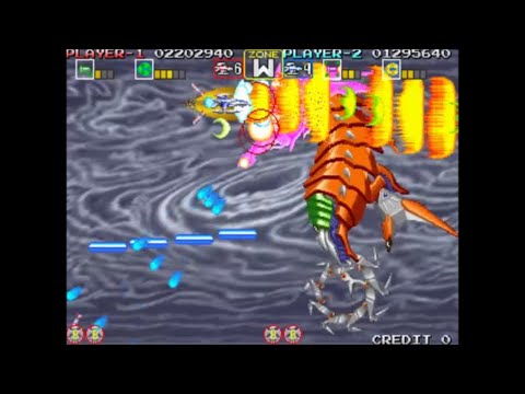 [178]太空戰鬥機外傳-Darius Gaiden-單人雙打零接關全破 Double Play 1 Coin Clear #3 A-B-D-H-L-Q-W(NoMiss)