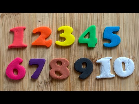 Learn Numbers with Play-Doh | Numbers 1 to 10 | Learn Colors for Kids | Toddler Learning Video