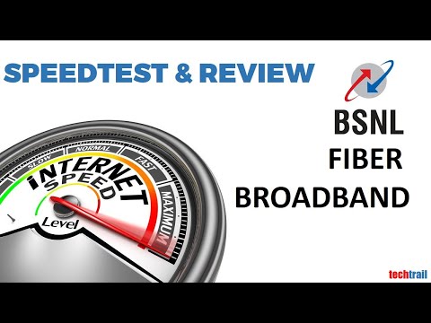 BSNL FTTH BROADBAND SPEED TEST | REVIEW