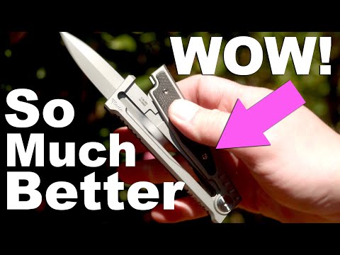 Reate Exo M review. The greatest Gravity Knife got even greater.