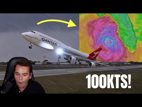 I Flew Into HURRICANE MILTON In The Flight Simulator (I crashed)