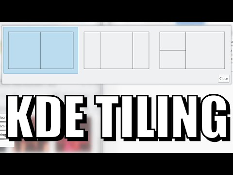 KDE is FULL of TILING FEATURES!