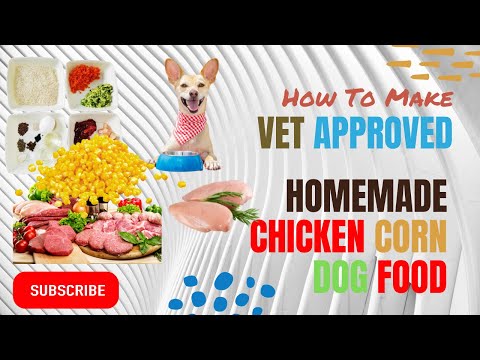 Chicken and Corn | vet approved | homemade dog food | DIY Dog Food | blogsbyibrar |