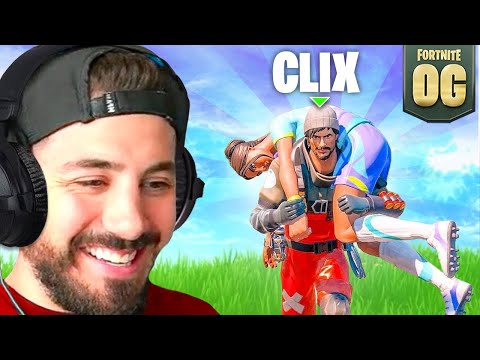 Getting carried by Clix in OG Fortnite!