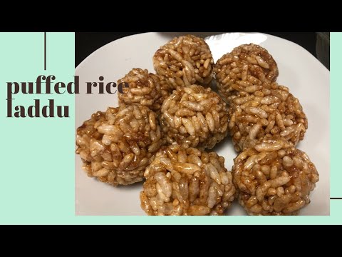 Puffed rice laddu#easy to make