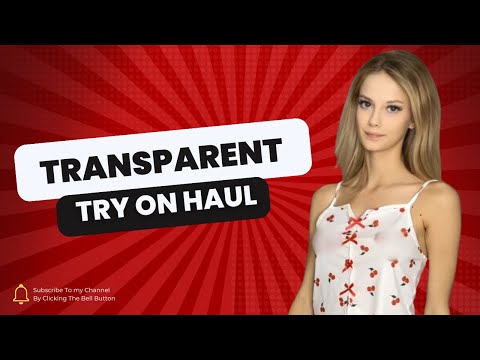 [4K TRY ON HAUL] | No Bra and No Panties Challenge 2024 Tiny HouseWife