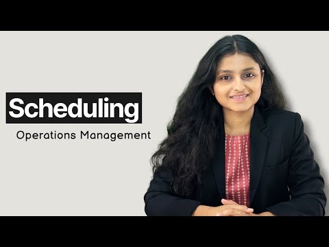 Scheduling | One Shot | Operations Research | OMSM | Palak Sharma