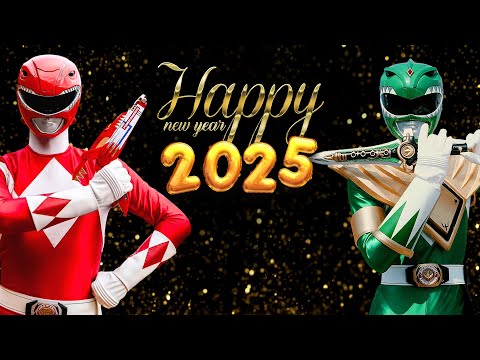 Happy New Year 2025 10 minute countdown of Power Rangers