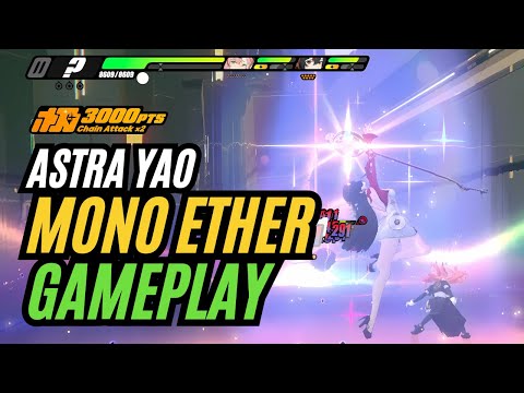 Astra Yao Mono Ether Team Gameplay in Zenless Zone Zero 1.5 Beta