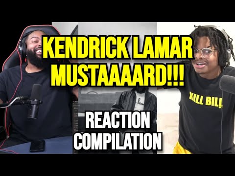 Kendrick Lamar - MUSTAAAARD - REACTION COMPILATION - tv off