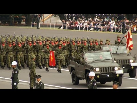 平成28年度　観閲式総合予行①準備～徒歩行進