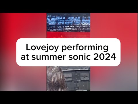 Lovejoy performing at Summer sonic, Tokyo 2024