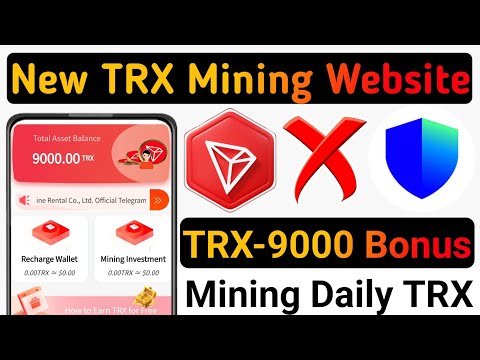 New TronMD TRX9000 Mining Site || Earning | TRON TRX Earning Today || Long time Trx Website in 2024!