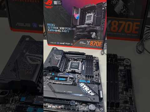 ASUS ROG STRIX x870e e-gaming WiFi motherboard pcie x16 EZ SPRING LATCH