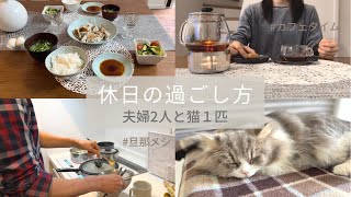 【Vlog】猫と夫婦2人暮らしの休日の過ごし方