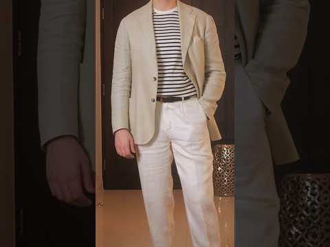 Cream Sport Coat Outfit Idea