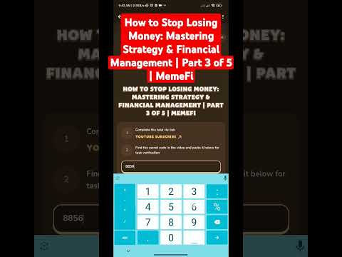 How to Stop Losing Money: Mastering Strategy & Financial Management | Part 3 of 5 | MemeFi