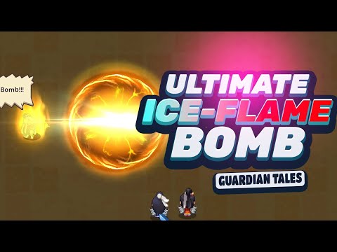 GUARDIAN TALES: ULTIMATE ICE-FLAME BOMB! ONE OF THE COOLEST SKILL I'VE SEEN SINCE WORLD 1-5