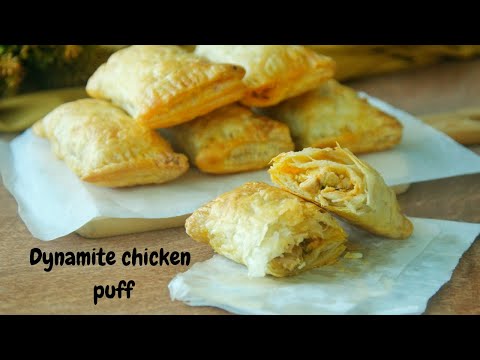 Dynamite chicken puff || Ramadan2020 || Asheescookbook