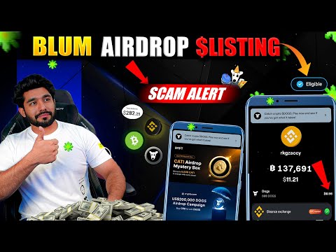 BLUM SCAM ALERT 😱 || BLUM AIRDROP || BLUM AIRDROP LISTING || BLUM WITHDRAWAL || BLUM AIRDROP PRICE