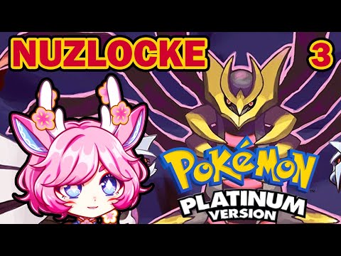 【PKMN PLATINUM NUZLOCKE】Third Gym! No deaths last time (:【Shizuka Dia】