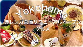 vlog/ディズニー  カフェ/スイーツ/ケーキ/横浜  赤レンガ倉庫/2022.12 リニューアル オープン グルメ