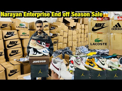 Narayan Enterprise Final Sale 😱 | Export Surplus | Nike, Jordan, Lacoste