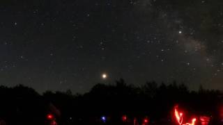 【満天の星空】天の川から夜明けまで