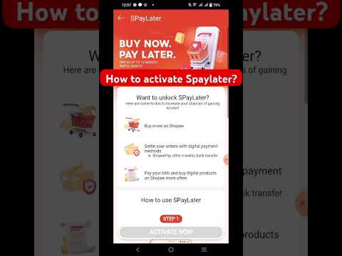 How to activate Spaylater?#spaylater #shopeepaylater #howtoactivate #howtoordershopeepaylater