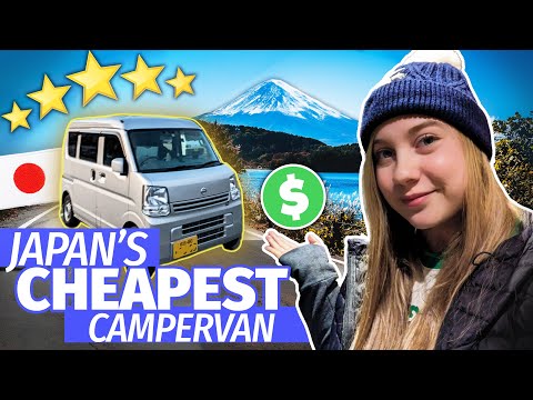 Camper VAN TOUR | CHEAPEST IN JAPAN | Living in a KEI CAR