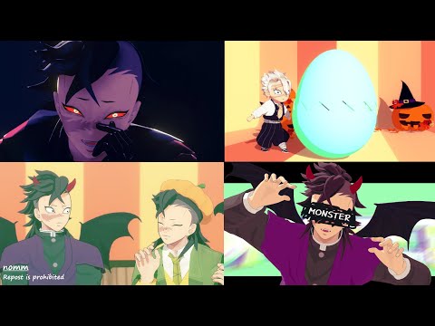 【鬼滅のMMD】ハロウィン玄弥詰め合わせ