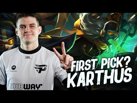 Cair FIRST PICK no mid pede um KARTHUS! 🎙️