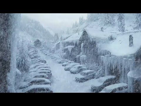 Piercing Blizzard Sounds for Sleeping & Wintry Snowstorm Gusts┇Ferocious Icy Winds┇Loud Snow Squalls