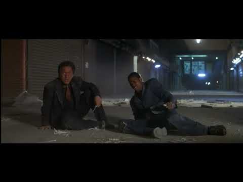 Rush Hour - Lee & Carter Chase After the Building Bomber - Jackie Chan, Chris Tucker - Clip #18