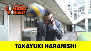 Japanese Salaryman No Reaction Challenge! - TAKAYUKI HARANISHI｜Yoshimoto Comedy Squad