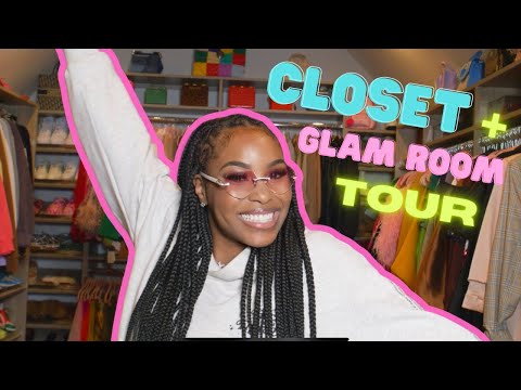 My Closet & Glam Room Tour!