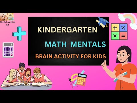 Kindergarten Math/ Mental Math Quiz for Kids/ Math/ Brain Activity for Kids/ Learn Math Easy