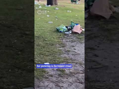 Sydney's Bronte Beach Left Trashed After Christmas Celebrations | 10 News First