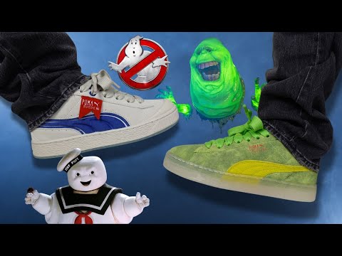 Ghostbusters x Puma Suede XL: Stay Puft & Slimer Edition! 🔥 👻