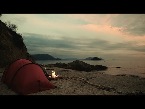 Only wild animals, fishing boats and me - Overnight at the Beach - NALLO2GT Hilleberg