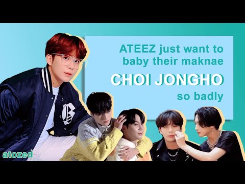 ATEEZ want to baby Jongho so badly