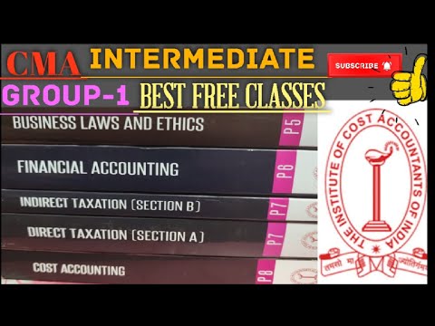 CMA INTERMEDIATE GROUP 1 BEST FREE CLASSES || BEST FREE CLASSES AND TEACHERS OPTION || ADITI KASHYAP