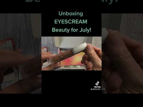 EYESCREAM Beauty. This was the July box. #eyescreambeauty #beautysubscription #subscriptionbox