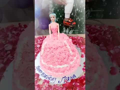 Birthday Cake Ideas.Barby  Cake idea.#shorts #miniatures #cakeideas#viral