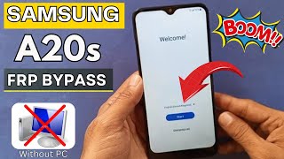 Samsung A20s Frp Bypass Android 11/12 | Samsung (SM-SM-A207F) Google Account Unlock | Without PC