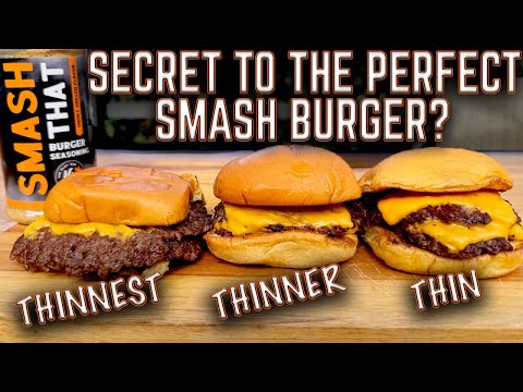 IS THINNER REALLY BETTER? THE SECRET TO THE BEST THICKNESS FOR SMASH BURGERS ON THE GRIDDLE!