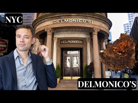 Eating at Delmonico’s. NYC. One of the Best Steakhouses and a Legendary Restaurant