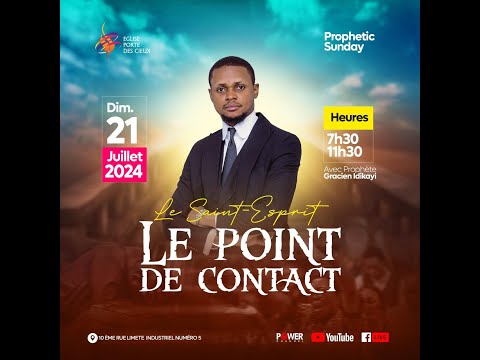 LE SAINT ESPRIT : LE POINT DE CONTACT AVEC LE PROPHÈTE GRACIEN IDIKAYI