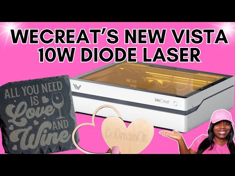 Creating the FUTURE of LASER TECHNOLOGY with WECREAT'S VISTA 10W Diode Laser- INSANE Results